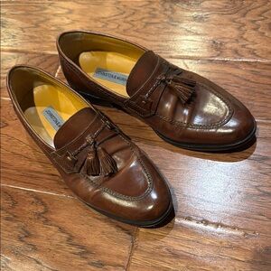 Johnston & Murphy Men's Brown Tassel Loafers